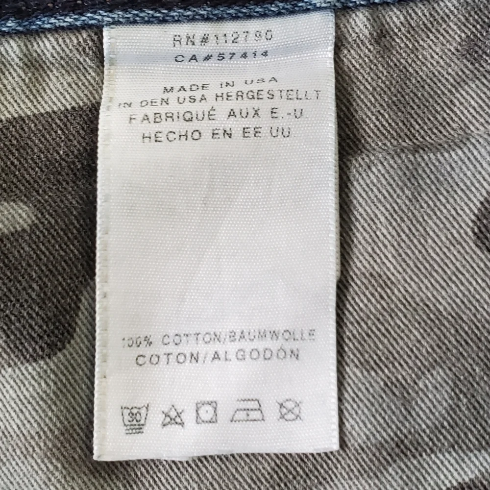 True Religion Geno Relaxed Slim Jeans Men's‎ Size 40 Button Flap Back Pockets